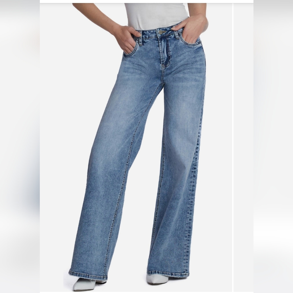 Hint of Blu Myra Wide-leg Jeans